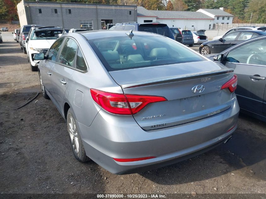 2016 Hyundai Sonata 2.4L Se VIN: 5NPE24AF0GH293678 Lot: 37890000