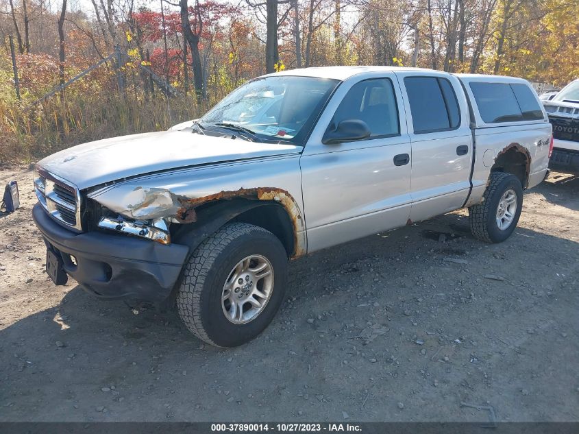 2004 Dodge Dakota Sport VIN: 1D7HG38K64S580439 Lot: 37890014