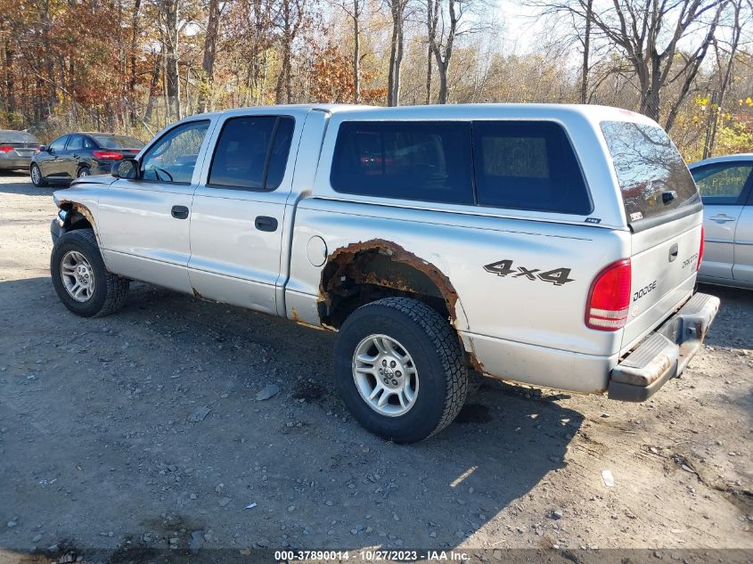 2004 Dodge Dakota Sport VIN: 1D7HG38K64S580439 Lot: 37890014