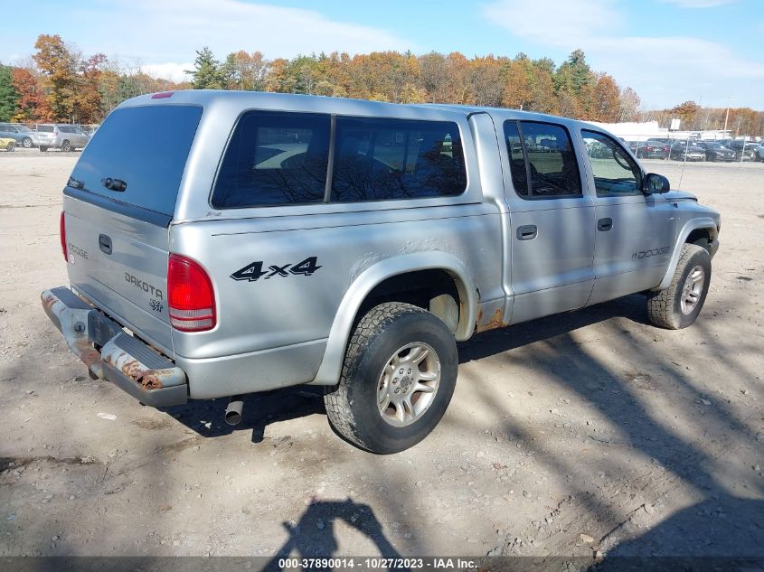 2004 Dodge Dakota Sport VIN: 1D7HG38K64S580439 Lot: 37890014