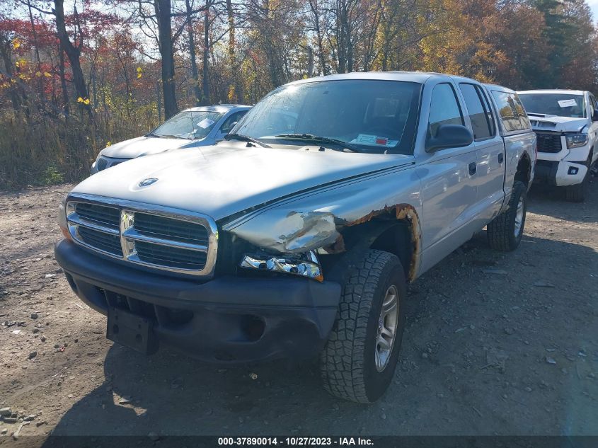 2004 Dodge Dakota Sport VIN: 1D7HG38K64S580439 Lot: 37890014