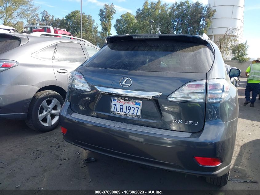 2011 Lexus Rx 350 VIN: 2T2BK1BAXBC103171 Lot: 37890089