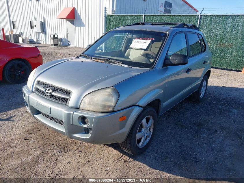 2005 Hyundai Tucson Gl VIN: KM8JM12B15U168593 Lot: 37890204