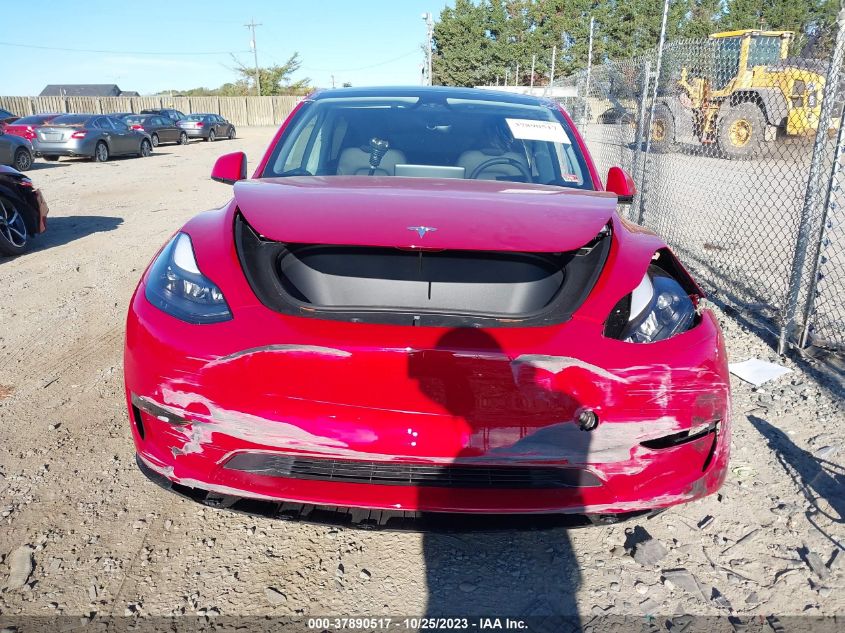 2023 Tesla Model Y Long Range VIN: 7SAYGDEE4PF879589 Lot: 37890517