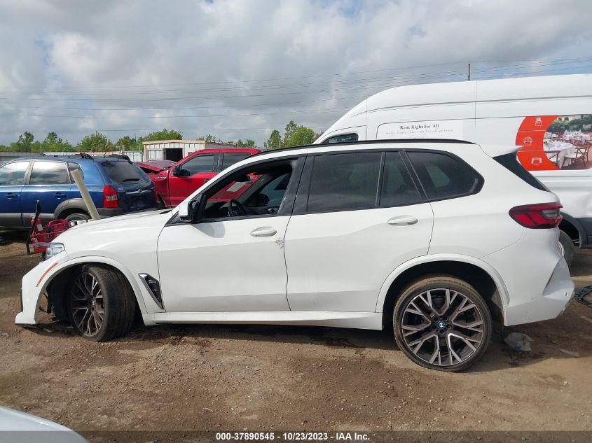 2022 BMW X5 M VIN: 5YMJU0C03N9K34633 Lot: 37890545