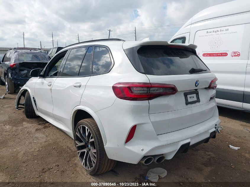 2022 BMW X5 M VIN: 5YMJU0C03N9K34633 Lot: 37890545