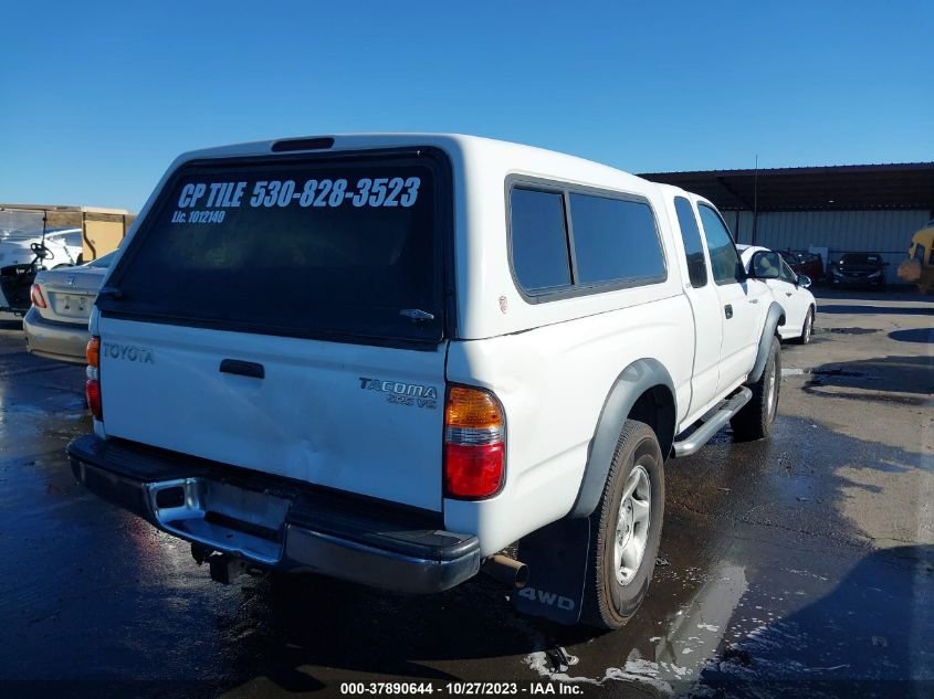 2003 Toyota Tacoma VIN: 5TEWN72N43Z256157 Lot: 37890644