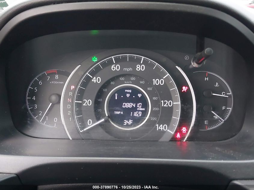 2013 Honda Cr-V Ex-L VIN: 5J6RM4H71DL082727 Lot: 37890776