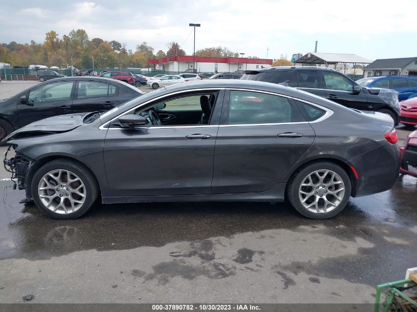 2015 Chrysler 200 C VIN: 1C3CCCEG5FN523767 Lot: 37890782