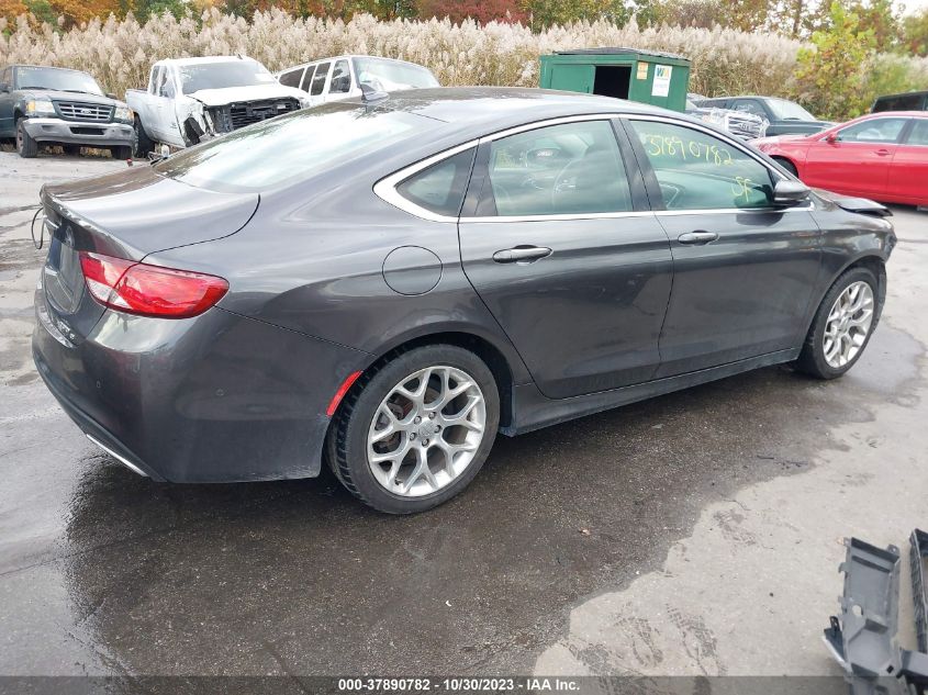 2015 Chrysler 200 C VIN: 1C3CCCEG5FN523767 Lot: 37890782