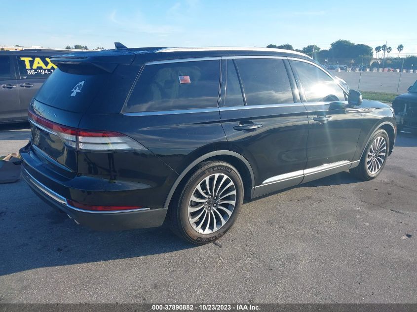 2021 Lincoln Aviator Reserve VIN: 5LM5J7WC4MGL13331 Lot: 37890882