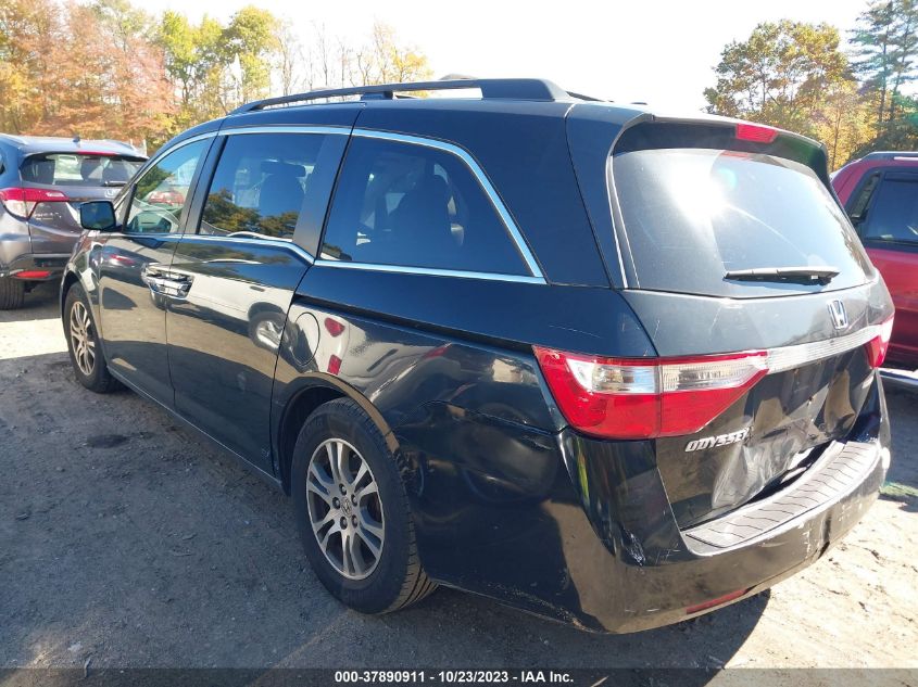 2012 Honda Odyssey Ex-L VIN: 5FNRL5H66CB027701 Lot: 37890911