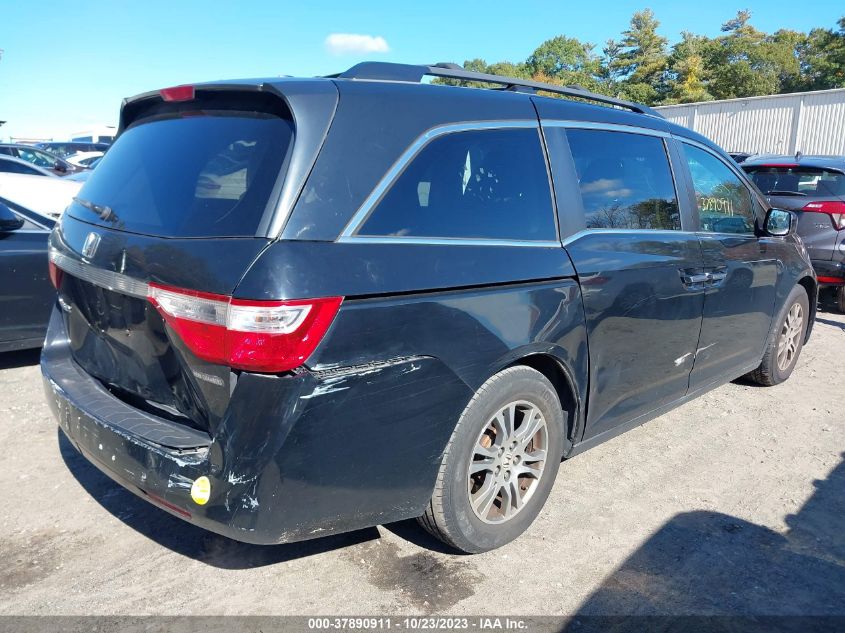 2012 Honda Odyssey Ex-L VIN: 5FNRL5H66CB027701 Lot: 37890911