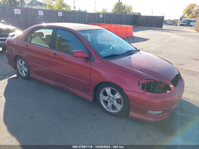 2005 Toyota Corolla Xrs VIN: 2T1BY30E85C320601 Lot: 37891119