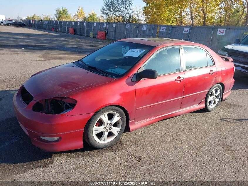 2005 Toyota Corolla Xrs VIN: 2T1BY30E85C320601 Lot: 37891119