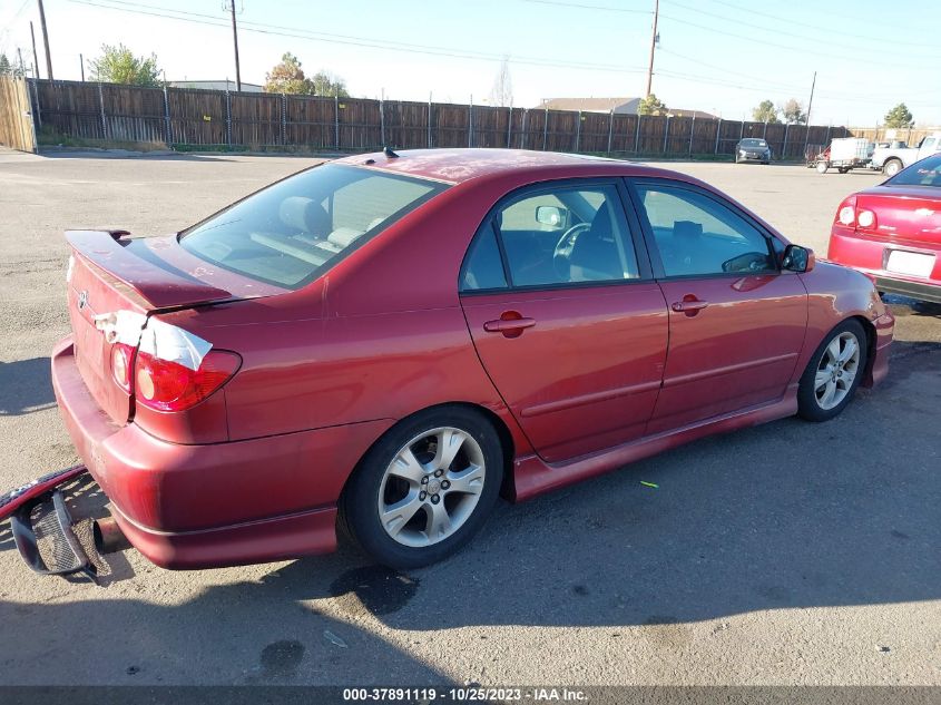 2005 Toyota Corolla Xrs VIN: 2T1BY30E85C320601 Lot: 37891119