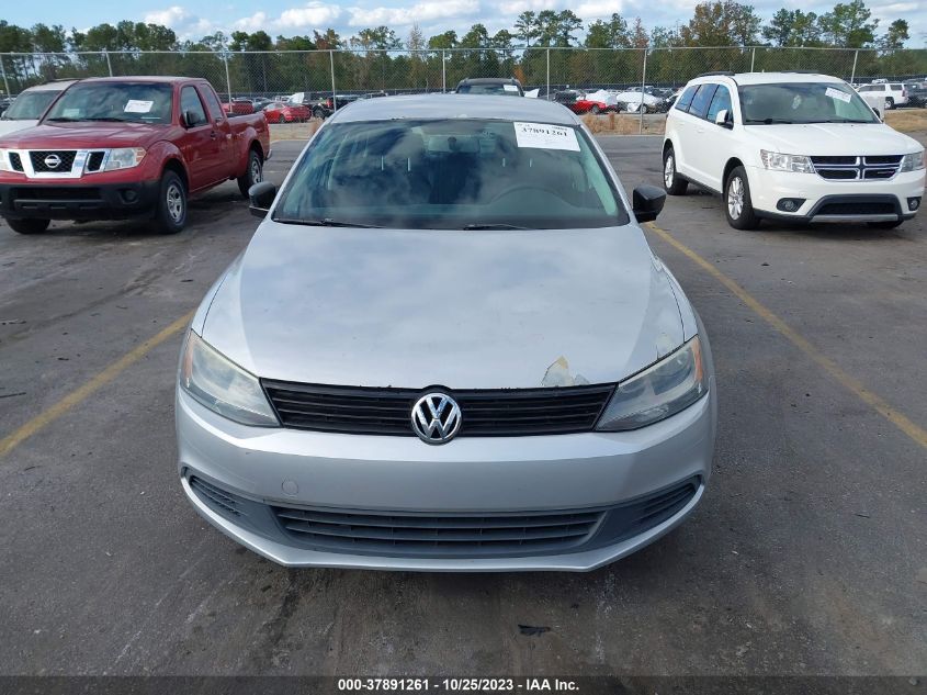 2012 Volkswagen Jetta Sedan S VIN: 3VW2K7AJ5CM409578 Lot: 37891261