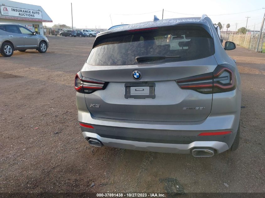 2023 BMW X3 Sdrive30I VIN: 5UX43DP05P9T10994 Lot: 37891438