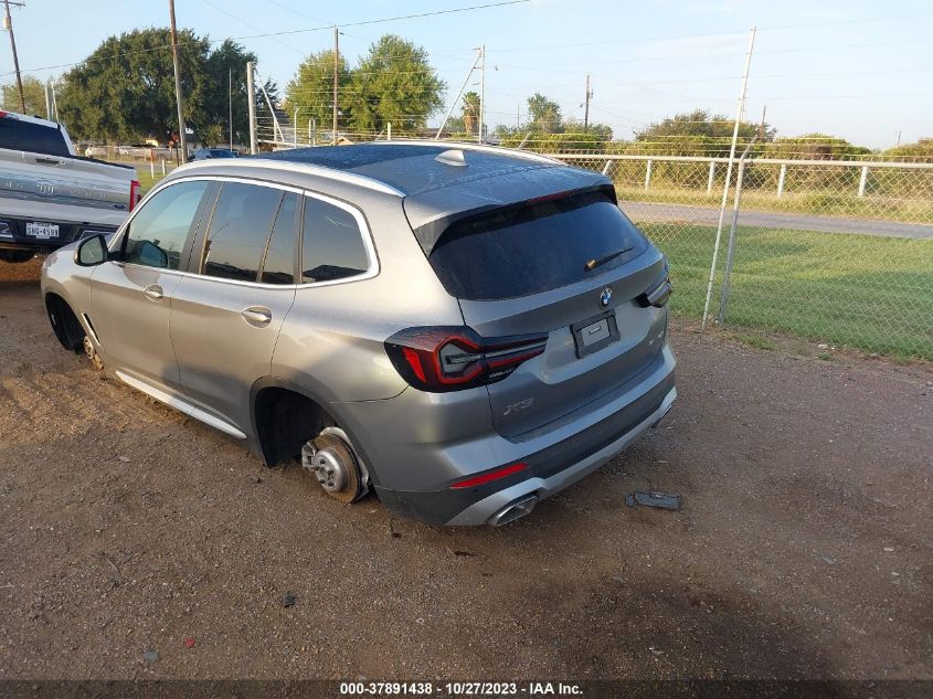 2023 BMW X3 Sdrive30I VIN: 5UX43DP05P9T10994 Lot: 37891438