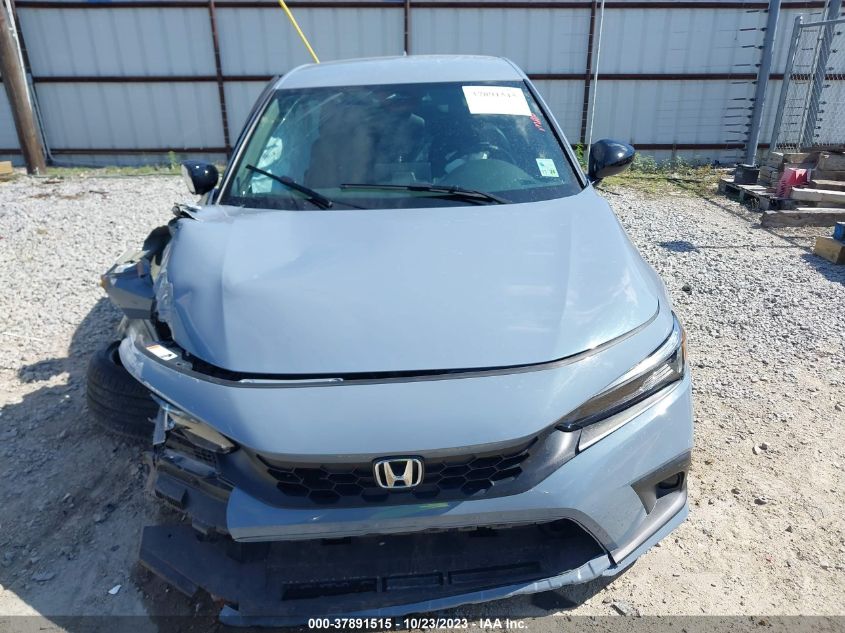 2022 Honda Civic Hatchback Sport VIN: 19XFL2H81NE023874 Lot: 37891515