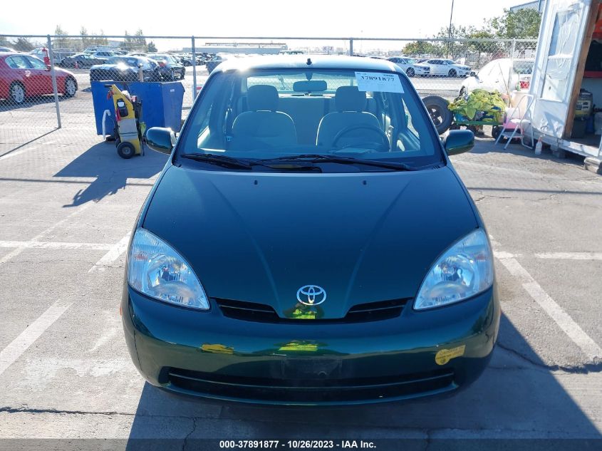 2002 Toyota Prius VIN: JT2BK12UX20055219 Lot: 37891877