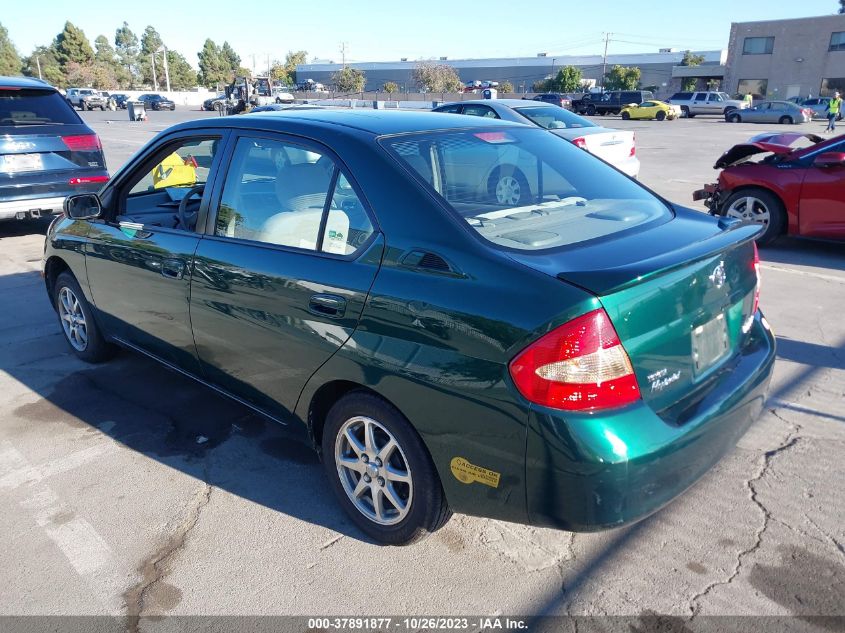 2002 Toyota Prius VIN: JT2BK12UX20055219 Lot: 37891877