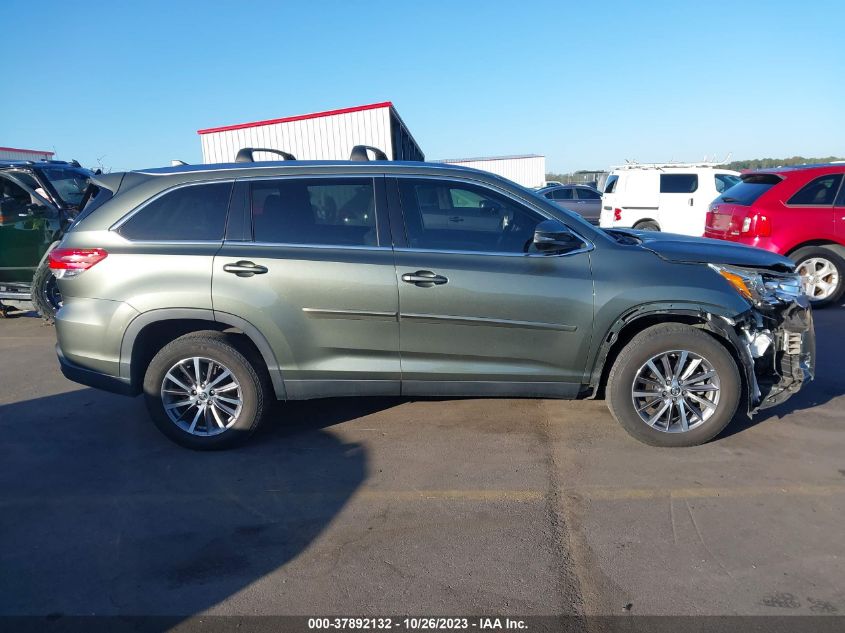 2019 Toyota Highlander Se/Xle VIN: 5TDKZRFH9KS306033 Lot: 37892132