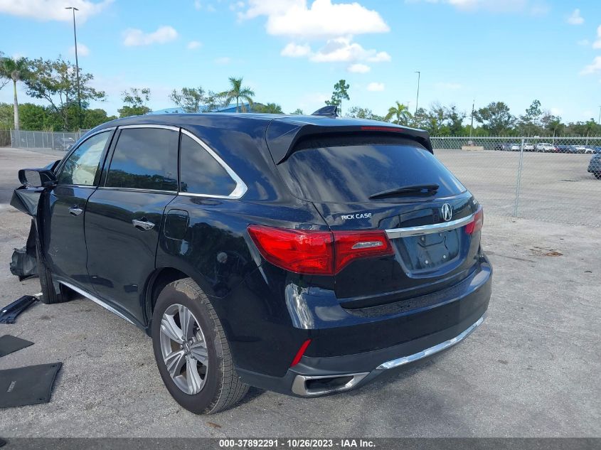 2020 Acura Mdx VIN: 5J8YD3H39LL011820 Lot: 37892291