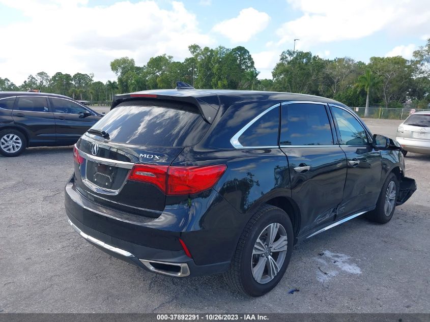 2020 Acura Mdx VIN: 5J8YD3H39LL011820 Lot: 37892291