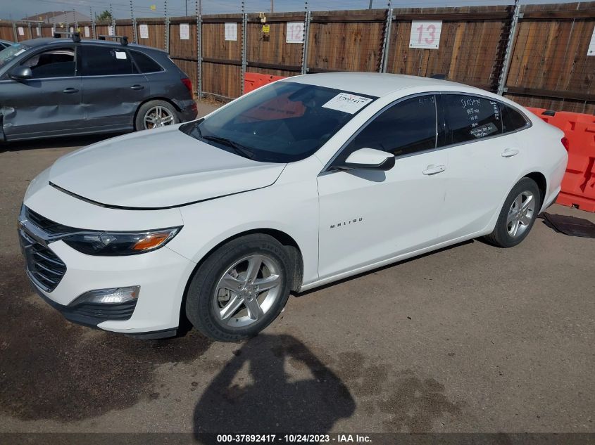 2021 Chevrolet Malibu Fwd Ls VIN: 1G1ZB5ST2MF036421 Lot: 37892417