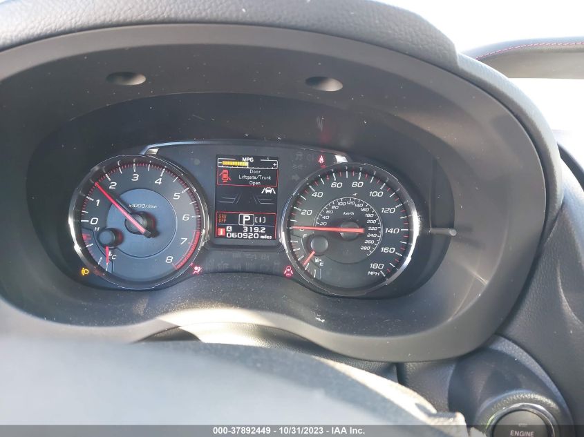 2020 Subaru Wrx Limited VIN: JF1VA1N60L8813162 Lot: 37892449