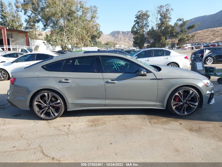 2020 Audi S5 Sportback Premium Plus VIN: WAUC4CF5XLA010939 Lot: 37892481