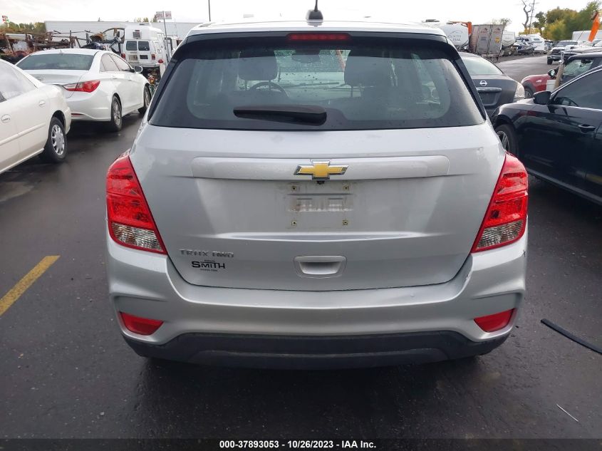 2018 Chevrolet Trax Ls VIN: 3GNCJNSB4JL284640 Lot: 37893053