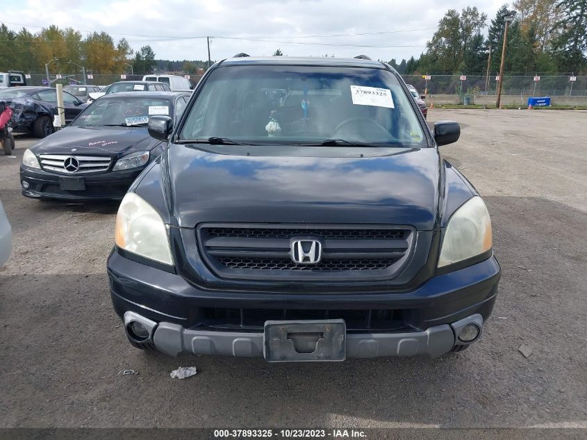 2004 Honda Pilot Ex VIN: 2HKYF18414H591821 Lot: 37893325