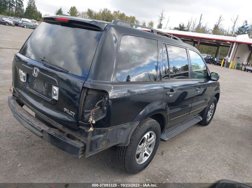 2004 Honda Pilot Ex VIN: 2HKYF18414H591821 Lot: 37893325