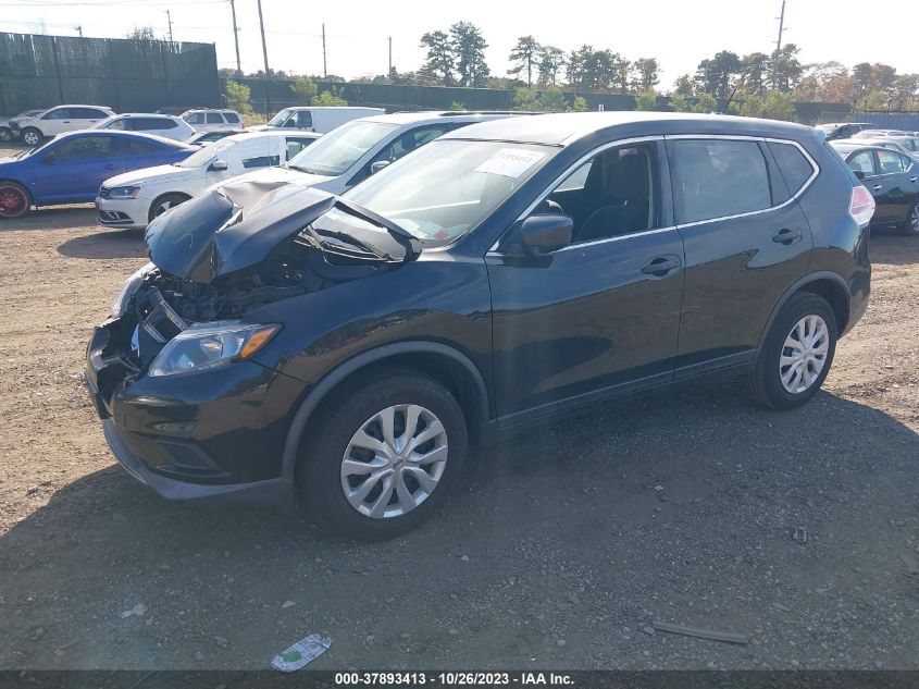 2016 Nissan Rogue Sv/Sl/S VIN: KNMAT2MVXGP675093 Lot: 37893413