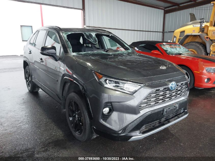 2020 Toyota Rav4 Hybrid Xse VIN: 2T3EWRFV3LW067476 Lot: 37893650