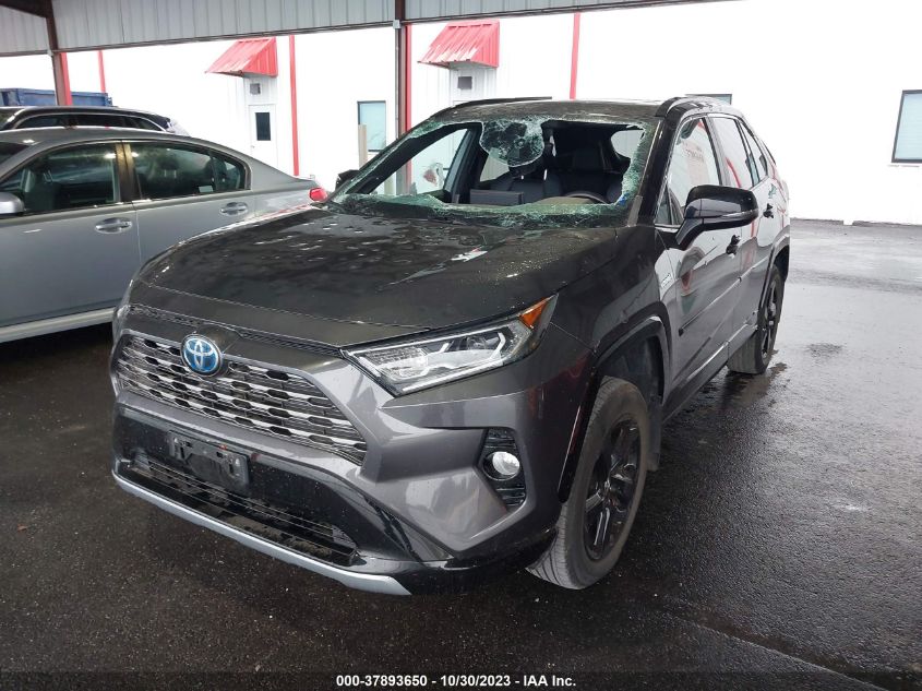 2020 Toyota Rav4 Hybrid Xse VIN: 2T3EWRFV3LW067476 Lot: 37893650