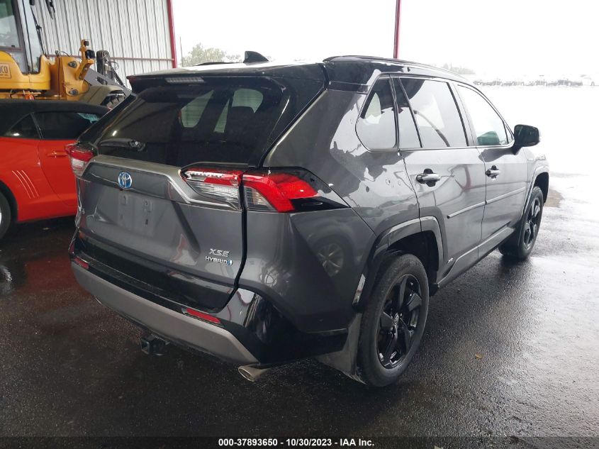 2020 Toyota Rav4 Hybrid Xse VIN: 2T3EWRFV3LW067476 Lot: 37893650