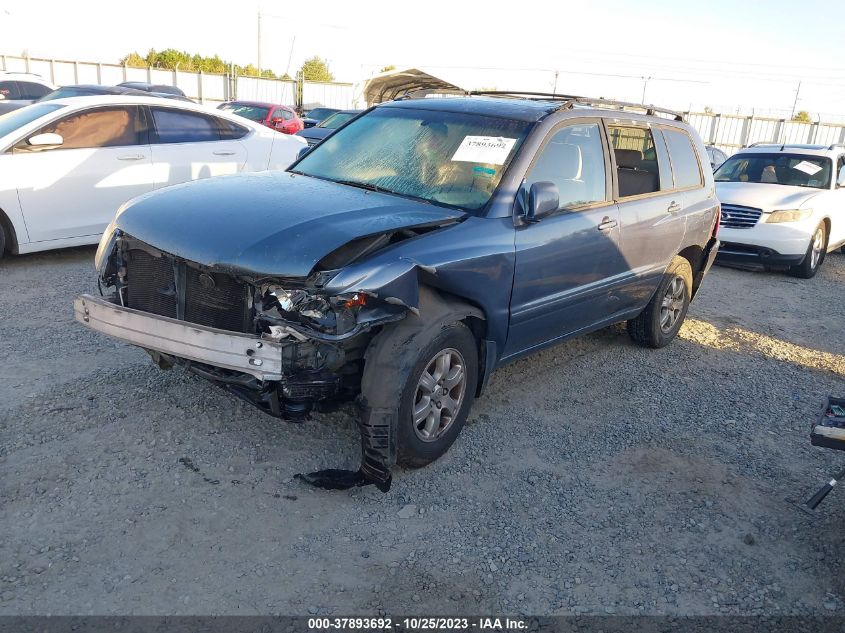 2006 Toyota Highlander VIN: JTEGP21A960103998 Lot: 37893692