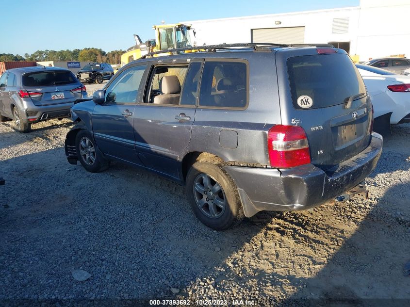 2006 Toyota Highlander VIN: JTEGP21A960103998 Lot: 37893692