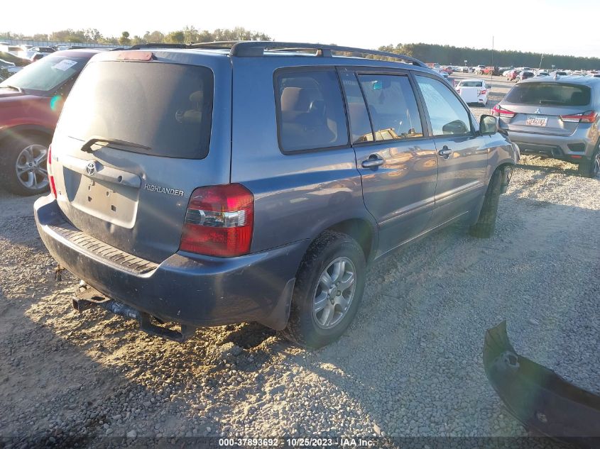 2006 Toyota Highlander VIN: JTEGP21A960103998 Lot: 37893692