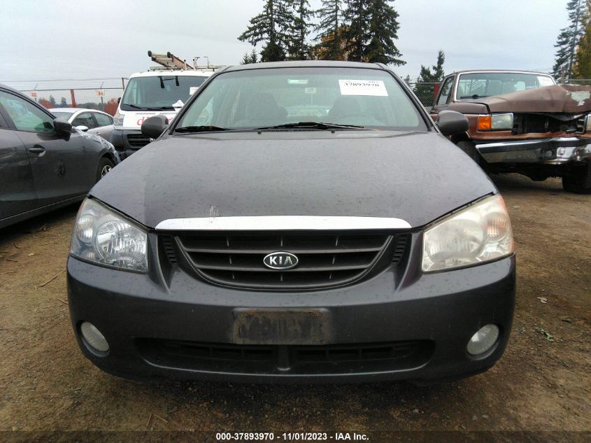 2005 Kia Spectra Lx/Ex/Sx VIN: KNAFE121355163353 Lot: 37893970