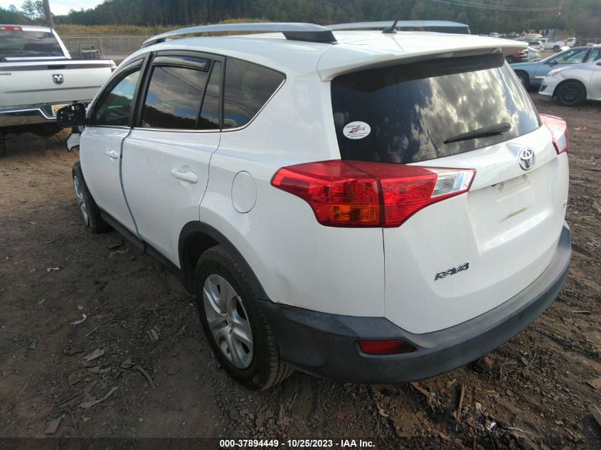 2014 Toyota Rav4 Le VIN: 2T3ZFREVXEW092249 Lot: 37894449