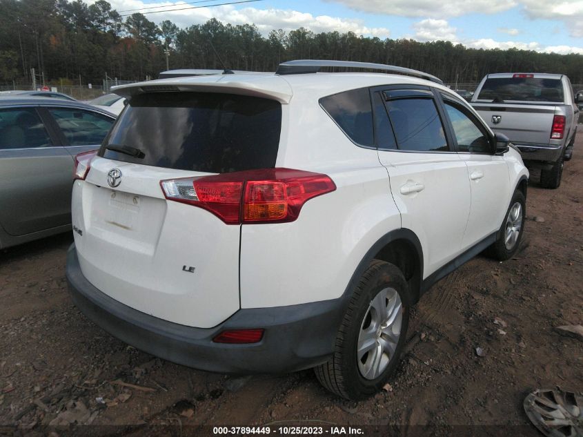 2014 Toyota Rav4 Le VIN: 2T3ZFREVXEW092249 Lot: 37894449