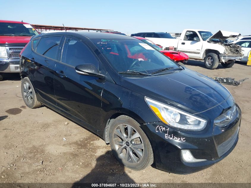 2016 Hyundai Accent Sport VIN: KMHCU5AE0GU239314 Lot: 37894607