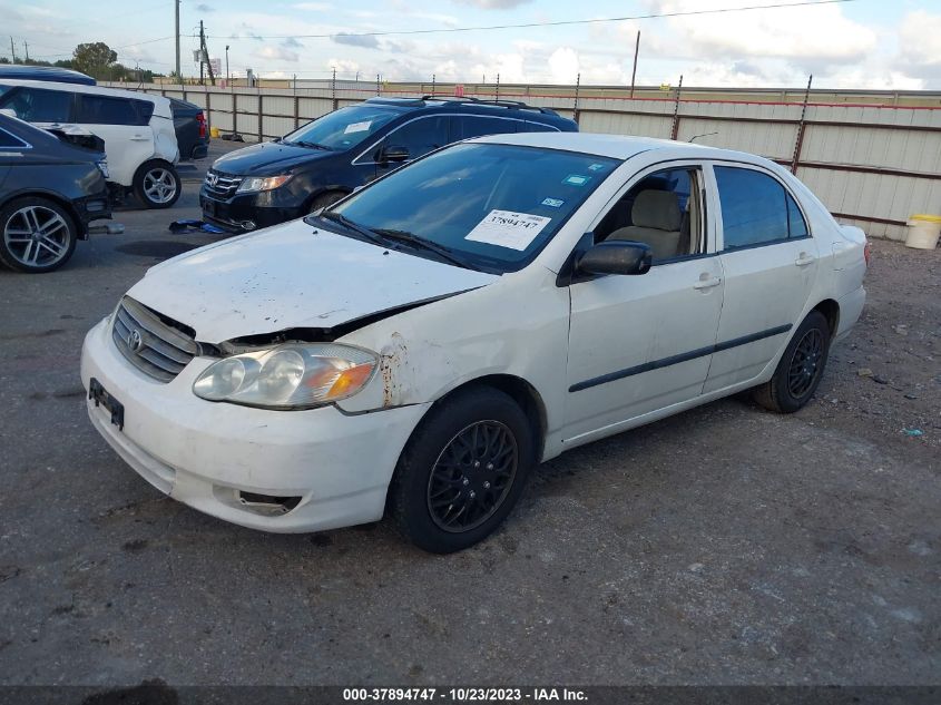 2003 Toyota Corolla Ce/S/Le VIN: 1NXBR38E33Z113496 Lot: 37894747