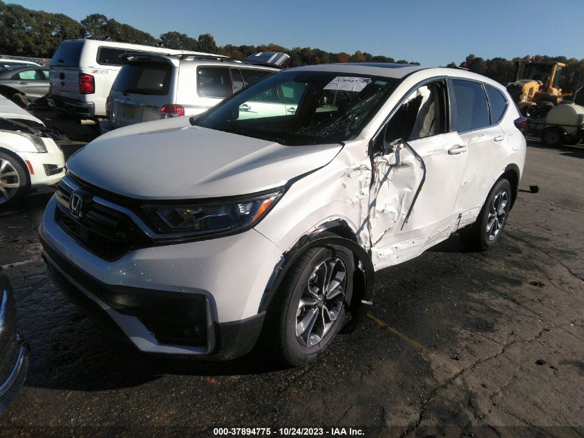 2022 Honda Cr-V Awd Ex VIN: 2HKRW2H5XNH624335 Lot: 37894775