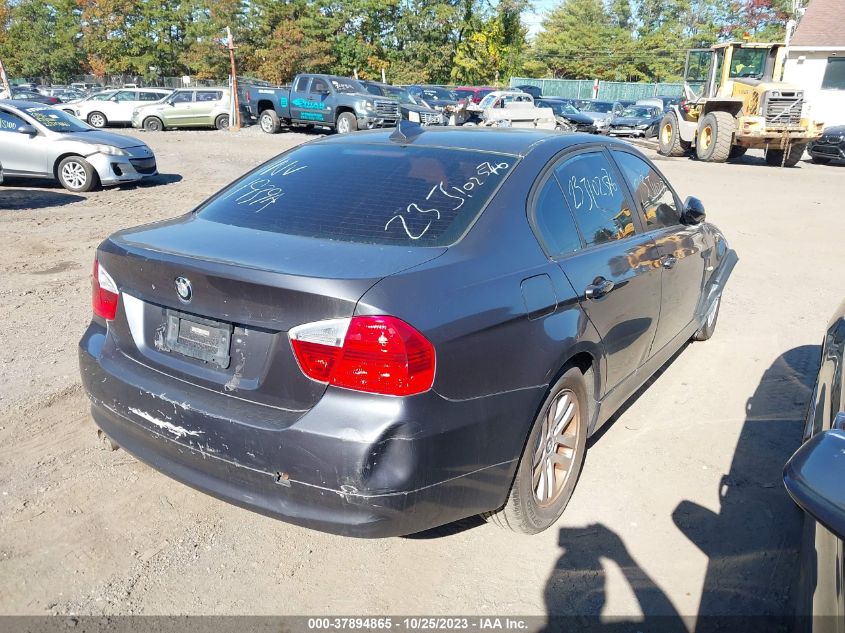 2006 BMW 3 Series 325I VIN: WBAVB17566NK37107 Lot: 37894865