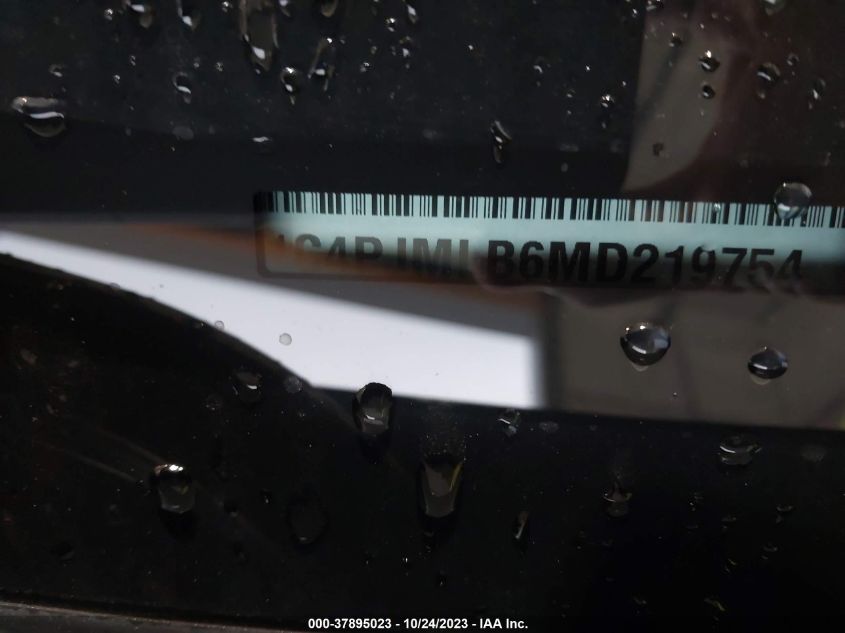 2021 Jeep Cherokee Latitude Plus VIN: 1C4PJMLB6MD219754 Lot: 37895023